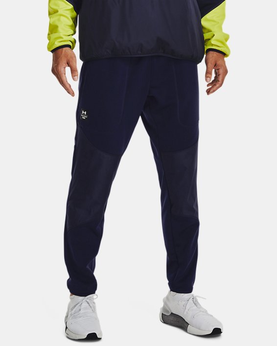 Men's UA RUSH™ Fleece Pants, Blue, pdpMainDesktop image number 0